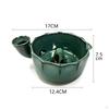 Fruit Bowl with Strainer Ceramic Washing Glazed Washer