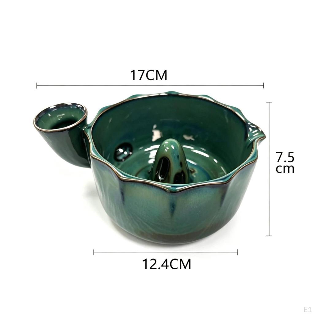 Fruit Bowl with Strainer Ceramic Washing Glazed Washer