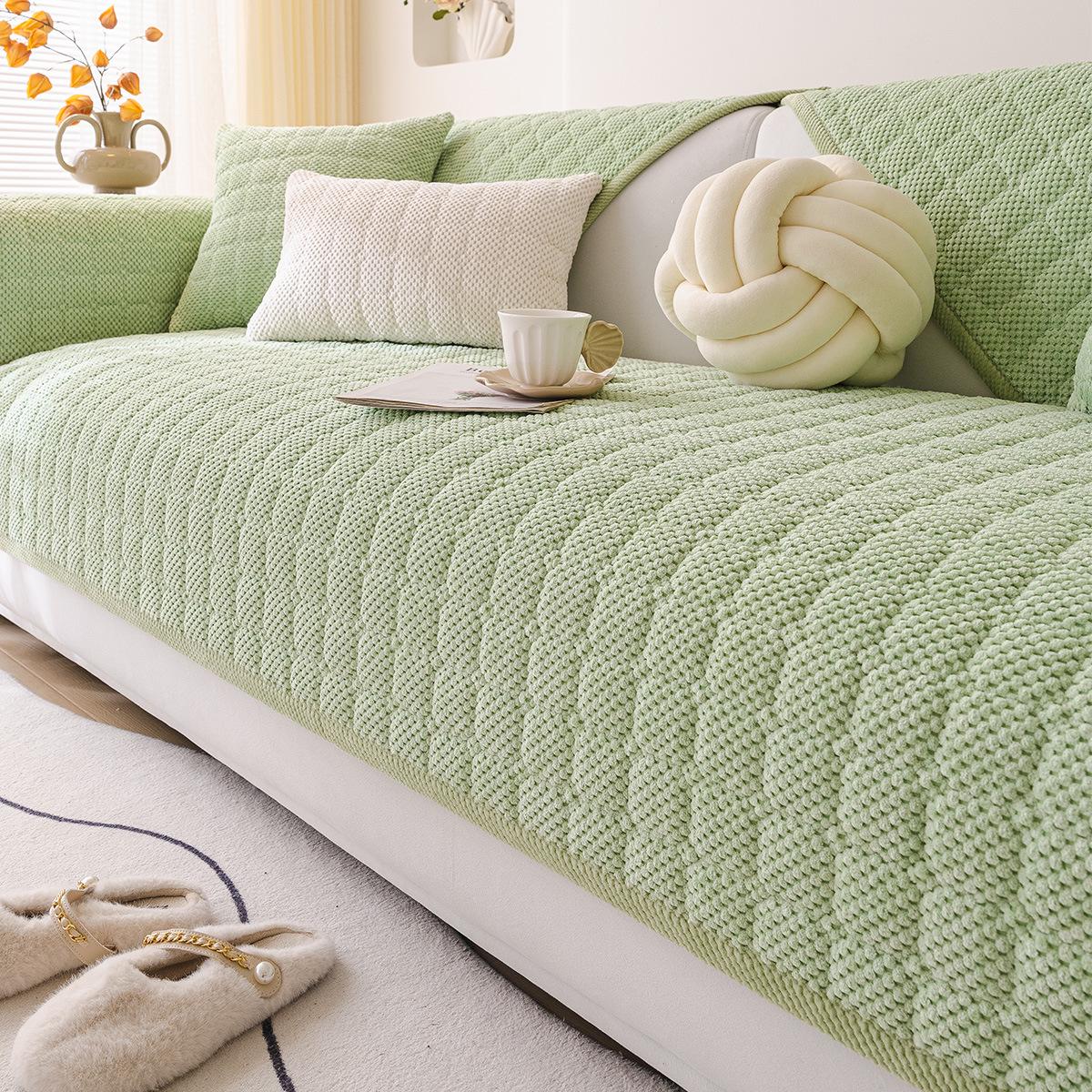 

Universal Corduroy Sofa Cushion, Non-slip Autumn/Winter Cover, 2025 Simple Design 70*70cm Single Piece