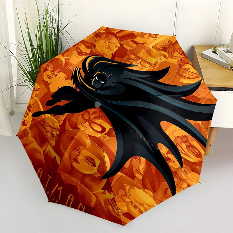 1pc Batman: The Animated Series Umbrella with Plastic Handle,Suitable for All Seasons Travel Outdoor Multi-functional UmbrellaDCS191