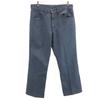 80s USA-made Vintage Scoville Zip Sta-Prest Pants W33 Blue Gray Men's Used