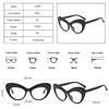 SO&EI Retro Clear Anti-Blu-Ray Lens Eyewear Fashion Colorful Cat Eye Women Optical Glasses Frame Spring Hinge Men Leopard Frame