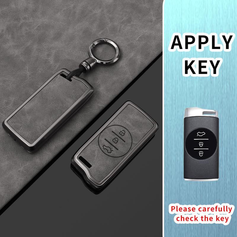 Interior Mouldings Zinc Alloy Car Key Case Cover Shell for Chery Tiggo 7 pro 8 Pro Exeed Tiggo 2 3x Arrizo 5 Pro Gx 5x EQ7 Auto