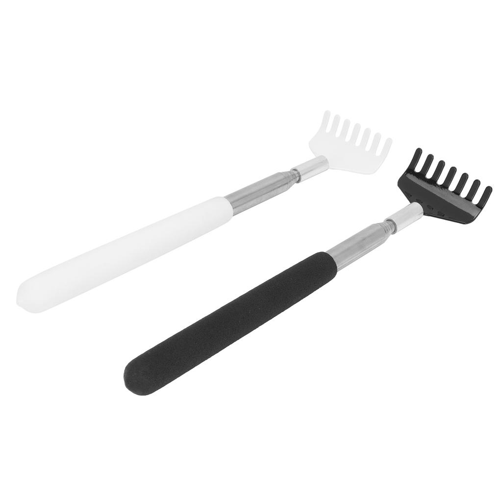 2Pcs Back Scratcher Massager Portable Telescopic Stainless Steel Scratching Tool