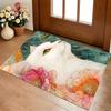 Floral Cat Living Room Nonslip Area Rug Soft Carpet For Bedroom Game Playroom Sofa Office Home Decor Doormat Christmas Gift C926469