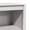 Kitchen Cabinet MEPPEL White 106 x 55 x 92 cm Solid Pine Wood