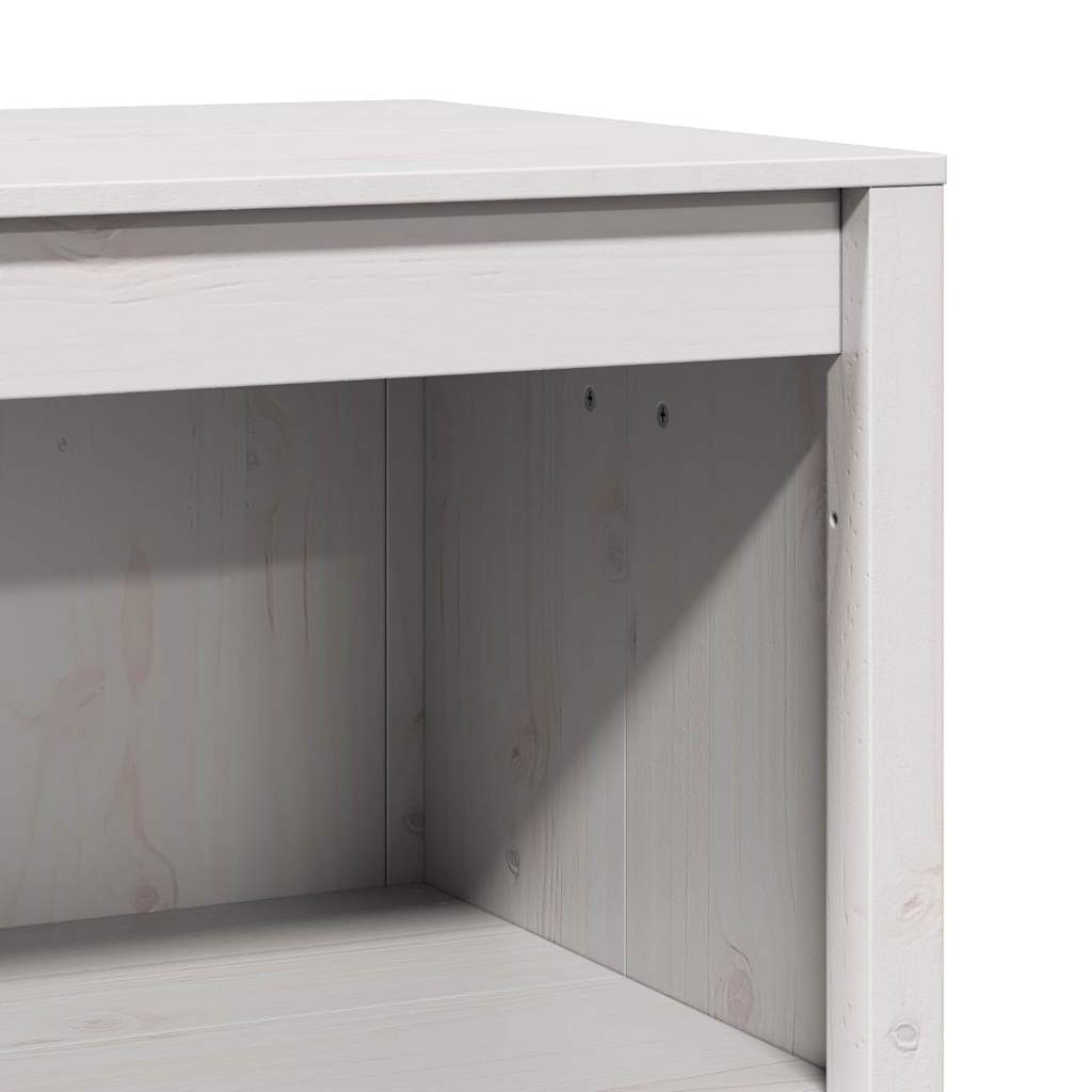 Kitchen Cabinet MEPPEL White 106 x 55 x 92 cm Solid Pine Wood