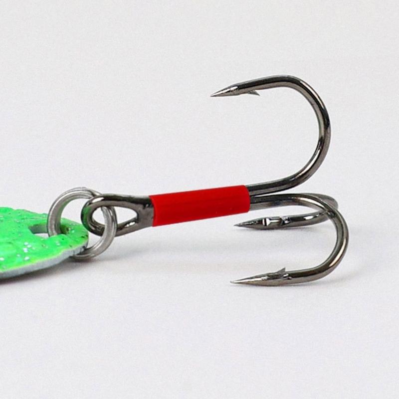 Metal Spoon Fish Lures Fishing Spinner Baits Casting Baits Metal Construction Curved Fishing Lures Sequins Baits Set