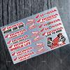 AQZ1 Cool Rider for Honda Stickers Moto Sticker Auto Body Bumper Windows Motorcycle Laptop Walls Vinyl Decal Car Tuning Accessories