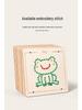 Children's Embroidery and Threading Wooden Toy - DIY Educational Set for Kindergarten