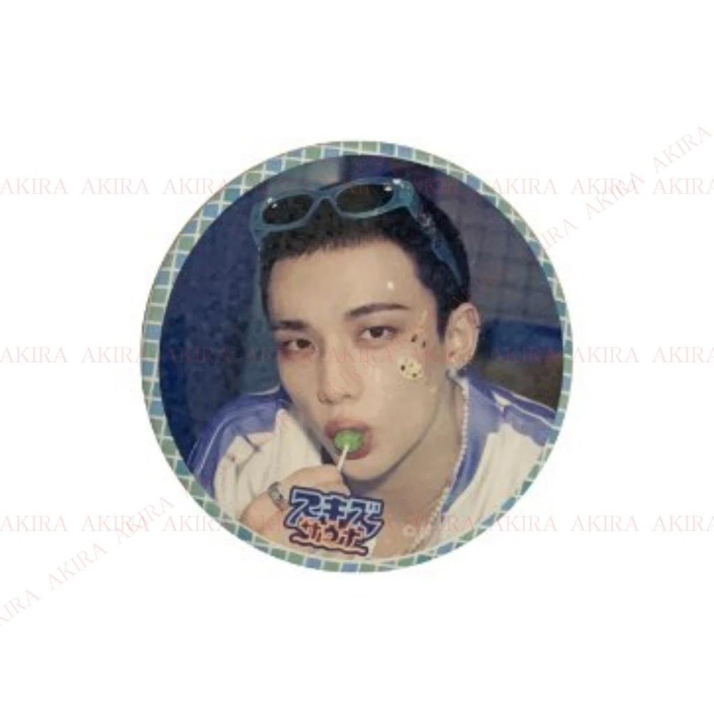 Stray Kids JYP JAPONYA POPUP MAĞAZASI 2025 SKZ SAUNA FOTOĞRAF KARTI ANAHTARLIK ROZET