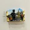 Belgium Brussels Antwerp Resin Fridge Magnet Stickers Travel Souvenir Gift Landscape Refrigerator Magnet Home Kitchen Decor