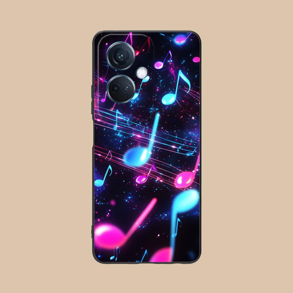 Musical Note Staff Mobile Phone Case for OPPO Find X9 X8 X7 X6 X5 X3 X2 Plus S Pro Ultra Lite Colorful Printing Cover Smartphone