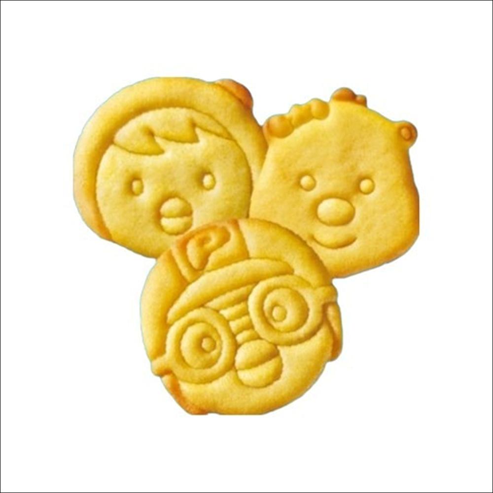 Binggrae Pororo and Friends Plain Crackers 65g (3 Pack) - Shelf-stable Dry Biscuits, Long Shelf Life Healthy Kids Snack