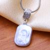 LSOOYH Natural Freshwater Big Baroque Pearl Necklaces Party Elegant Vintage Silver Color Pendant, Birthday Gifts for Women