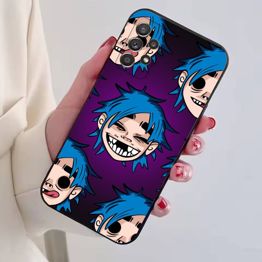 G-gorillaz Comic rock band  Phone Case For Samsung S25,S24,S21,S22,S23,S30,Ultra,S20,Plus,Fe,Soft Silicone Black Cover