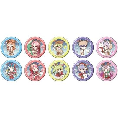 TV Anime "Princesses Orchestra" 03 Christmas Ver. [Graph Art Illustration] Can Badge Complete Set - 10 Pieces Per Box - 57mm Size