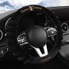 New Kuromi Winter Plush Rabbit Velvet Warm Steering Wheel Cover Soft Handle Cover for Men And Women Car Accessory