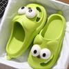 Pantofole Cane Occhi Grandi in PVC Design Divertente Pantofole Cartone Animato Pantofole Bacio Lingua Pantofole da Casa