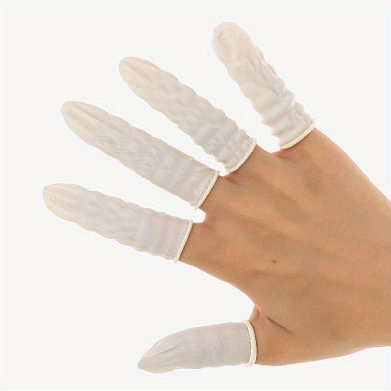 100PCS finger cots, wear-resistant, thickened, anti slip rubber, finger pain protection, disposable finger cots