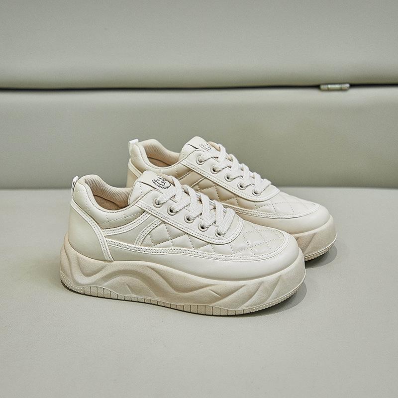 

Обувь для скейтбординга для женщин, повседневные кроссовки на плоской подошве, уличные противоскользящие кроссовки из искусственной кожи на шнуровке, спортивная прогулочная обувь для женщин, теннисные кроссовки 40