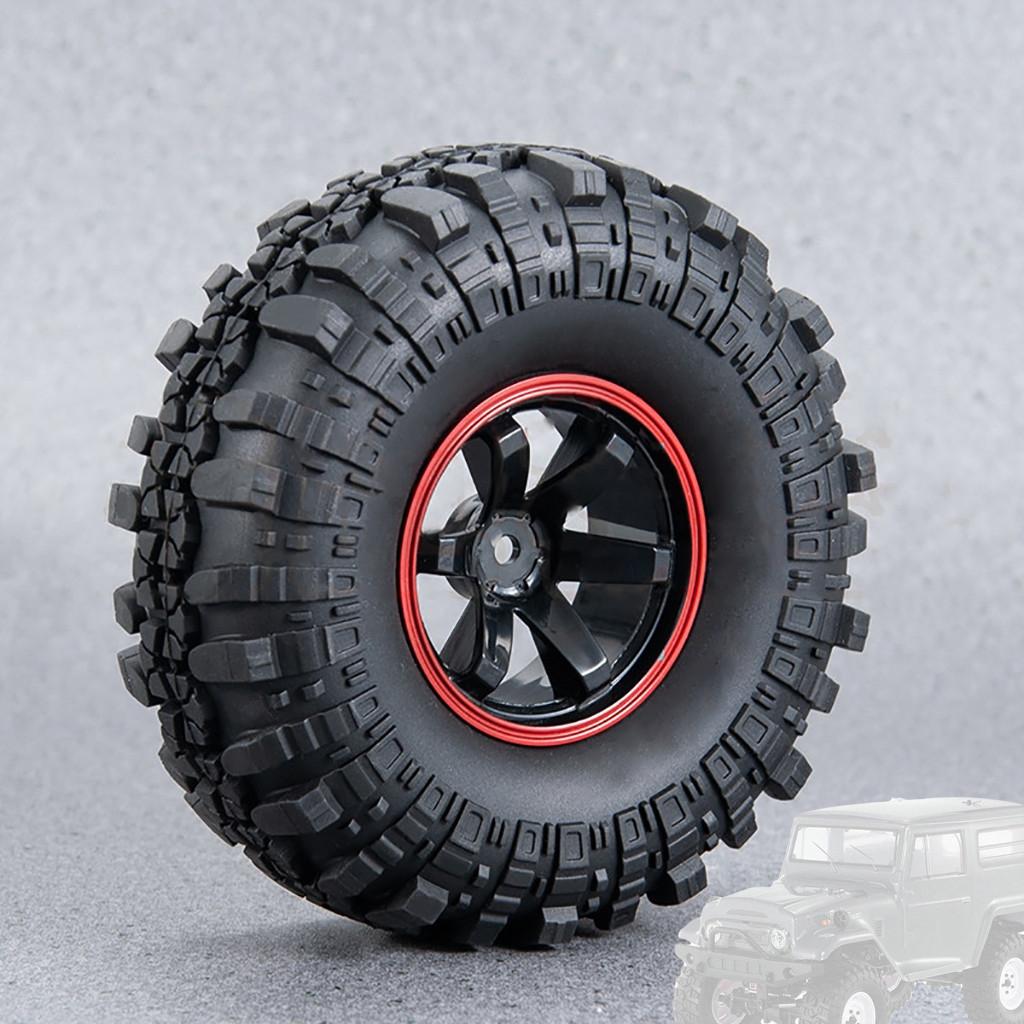

110 мм 1,9-дюймова дискова шина для колеса для 1/10 RC Crawler SCX10 D90 TRX4 чорний