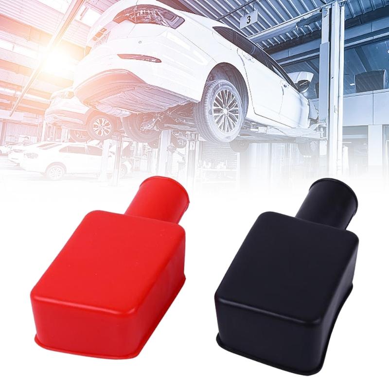 Silicone Terminal Covers for Car Battery Insulated Rubber Terminal Protector Boot Battery Terminal Cover