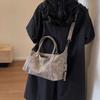 Retro Design PU Leather Shoulder Bags for Women Korean Fashion High Capacity Armpit Bag Female Crossbody Bag Tote Handbags