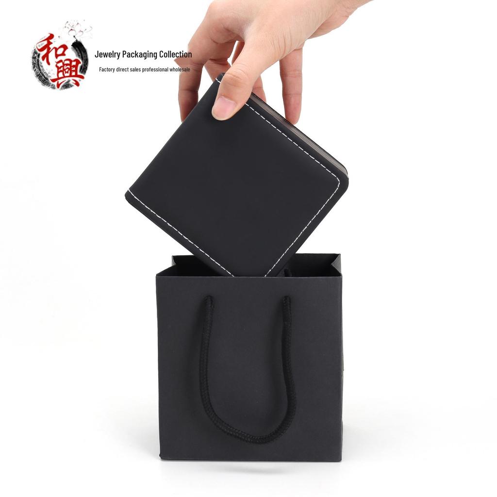 Men's Rounded Matte PU Leather Watch and Jewelry Storage Box