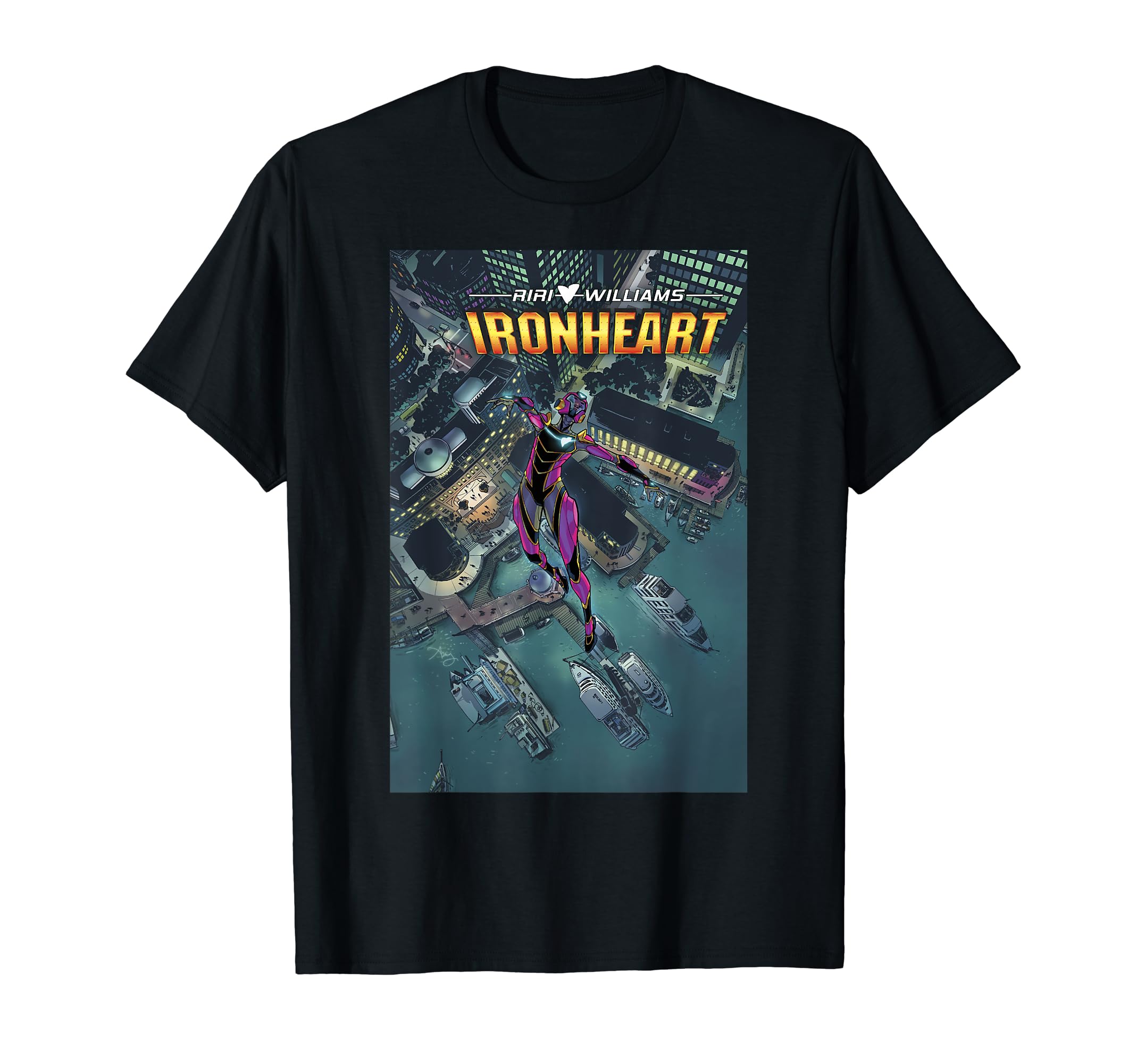 

Marvel Comixology Ironheart #3 Comic Book Cover T-Shirt