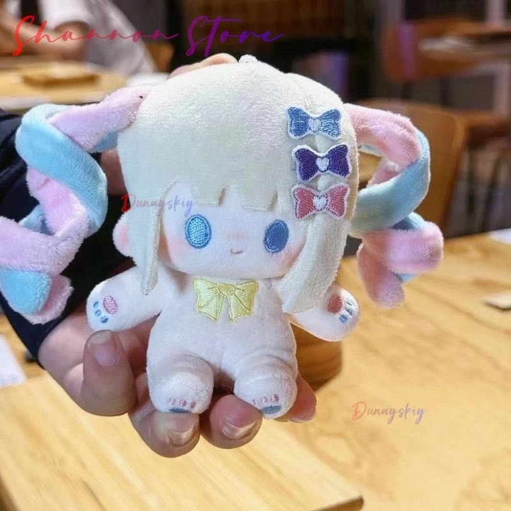 Bedürftiges Mädchen Überdosis Super Amane Plüsch-Accessoire - 10cm Größe, Pastell-Outfit mit Rosa Schleifen & Kreuz-Detail Anime Rollenspiel