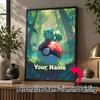 Personalized Bulbasaur Diamond Art Custom Name 5D Diamond Painting Full Drill DIY Craft