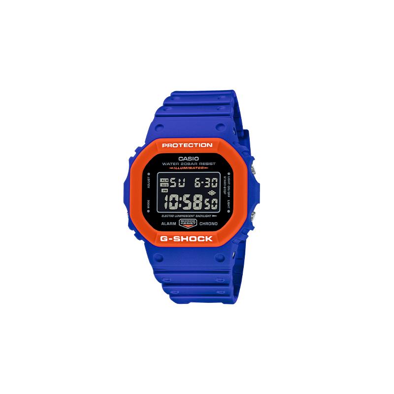 

Casio G-SHOCK Series Casual Trendy Shockproof Chronograph Function Men s Sports Waterproof Quartz Movement Resin Strap Japanese and DW-5610SC-2PR чёрный
