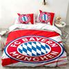 FC Bayern München 3-teiliges Set Perfekt für das Schlafzimmer Bequemes Bettwäsche-Set enthält einen Bettbezug und zwei Kissenbezüge Ideales Geburtstags- oder Weihnachtsgeschenk