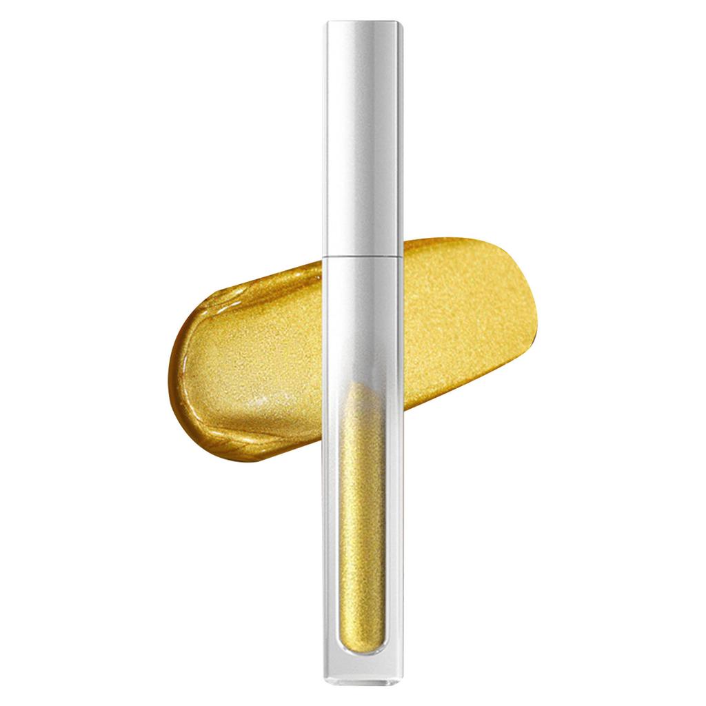 Dual-Ended Liquid Eyeshadow and Lip Gloss Combo | Metallic Shimmer Longwear Waterproof Lipstick & Pearlescent Glitter Eye Makeup