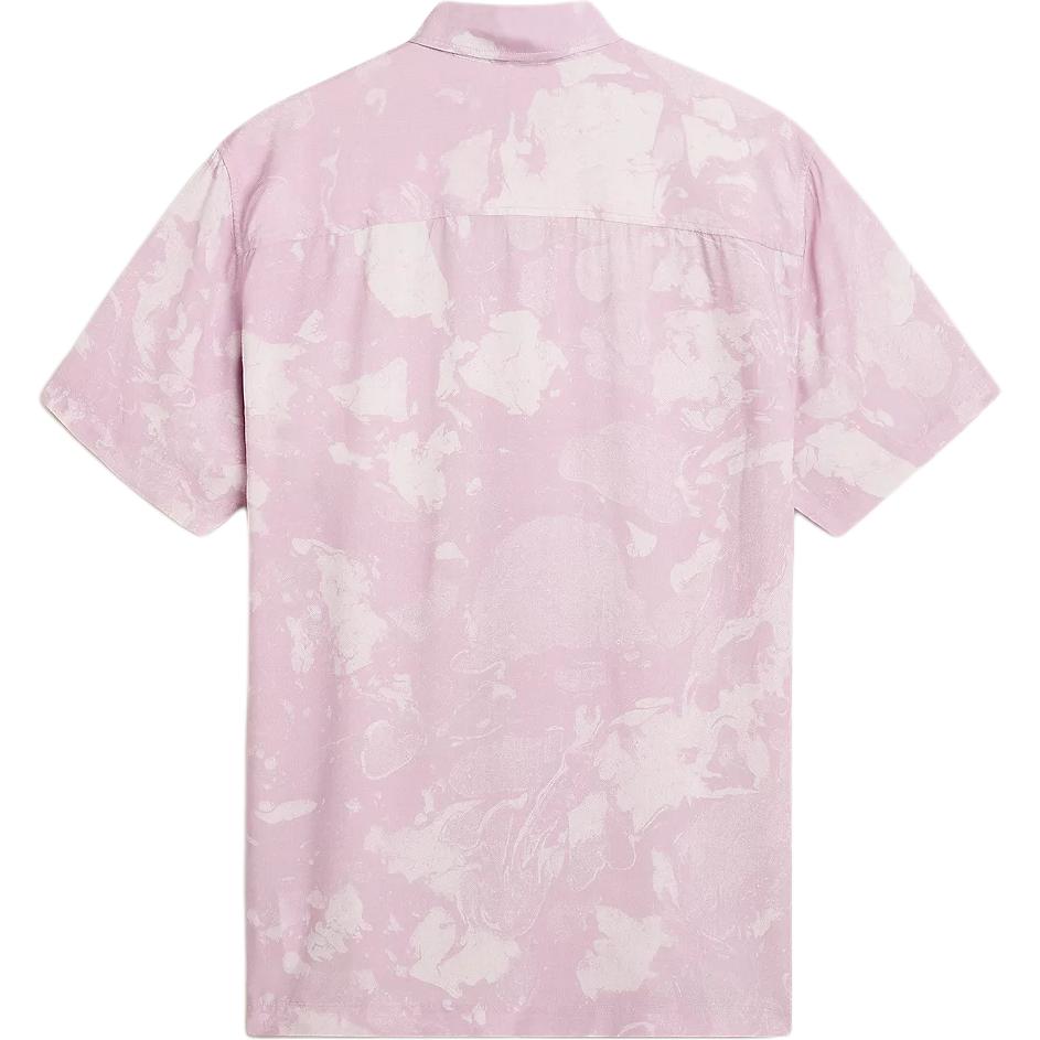 Vans Camp Button-Down Outdoor Casual Short Sleeve Shirt Men Shirts Lilac VN000HNYDBG