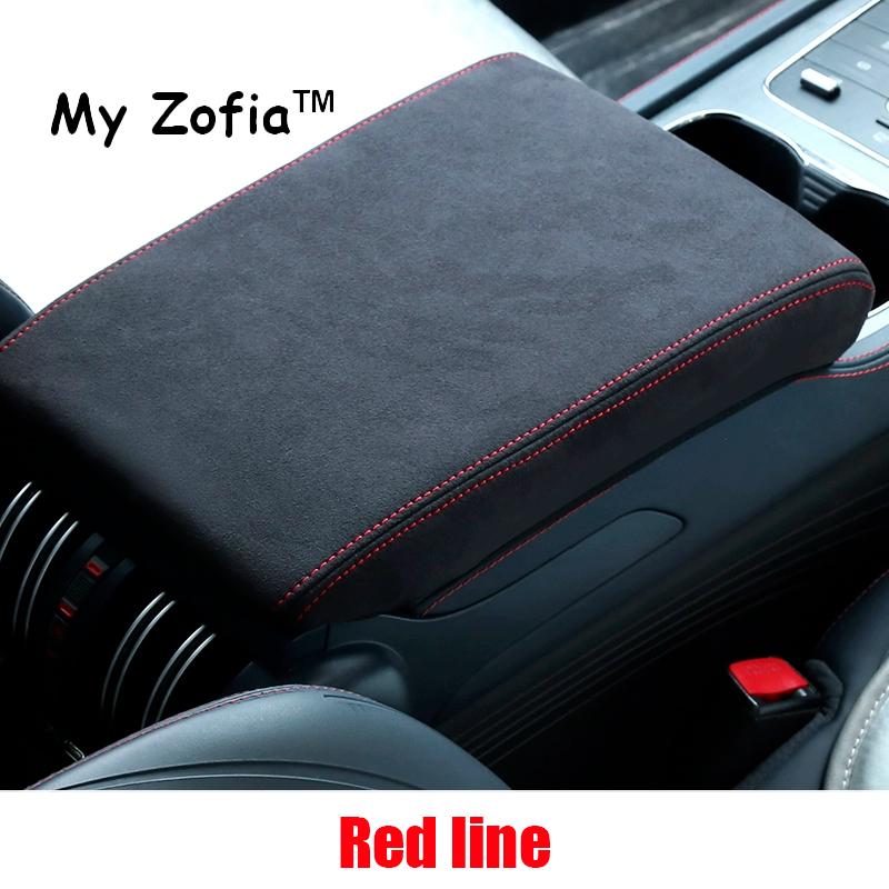 For BYD ATTO 3 Yuan Plus 2023 2024 2025 Car Leather Cover For Armrest Box Specially Modified Protection Cover Trim Accessories