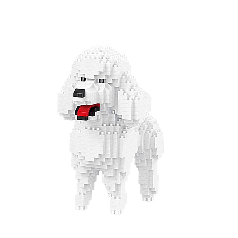 Non-Toxic Simulated Pet Dog Assembly Toys Creative Diy Building Blocks Children'S Educational Teaching Gifts Adult Stress Relief Games