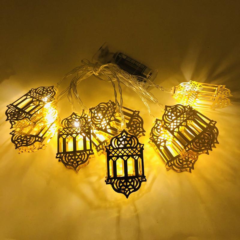 

Ramadan Decorations Moon Star String Lights Eid Mubarak Ramadan Kareem Decoration for Home Islamic Muslim Batteries Not Included