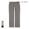 ECOLEDEPARIS Modern Check Pattern Pants_Cb1Xwpa018Z