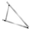 45-Inch Solar Panel Mount Brackets 0 - 90° Adjustable Tilt Brackets 2-Set