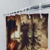 Fantasy Woman With Fiery Heart Waterproof Shower Curtain