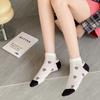 Mesh Hollow Short Tube Boat Socks Women'S Love Japanese College Wind Socks Spring And Summer Ultra-Thin Breathable Shallow Mouth Women'S Socks