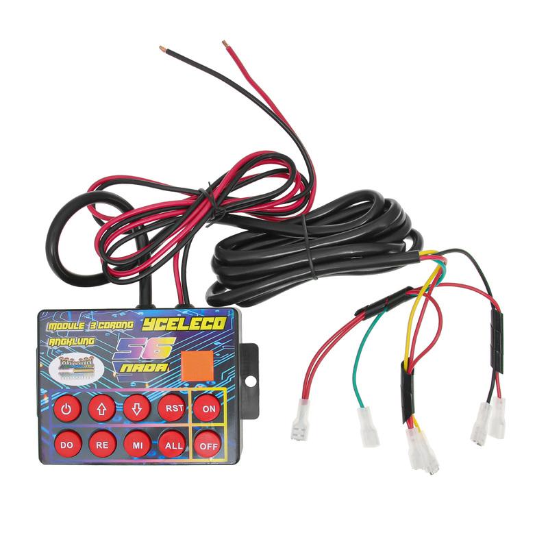 56 Melodies Universal Musical Air Horn Controller Musical Controller Regulator Car Electronic for 12V Car Boat Truck Marine Horn