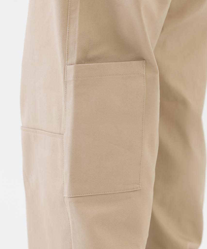 Iseuteuseobiseusyab Ess Cotton Carpenter Pants - Beige