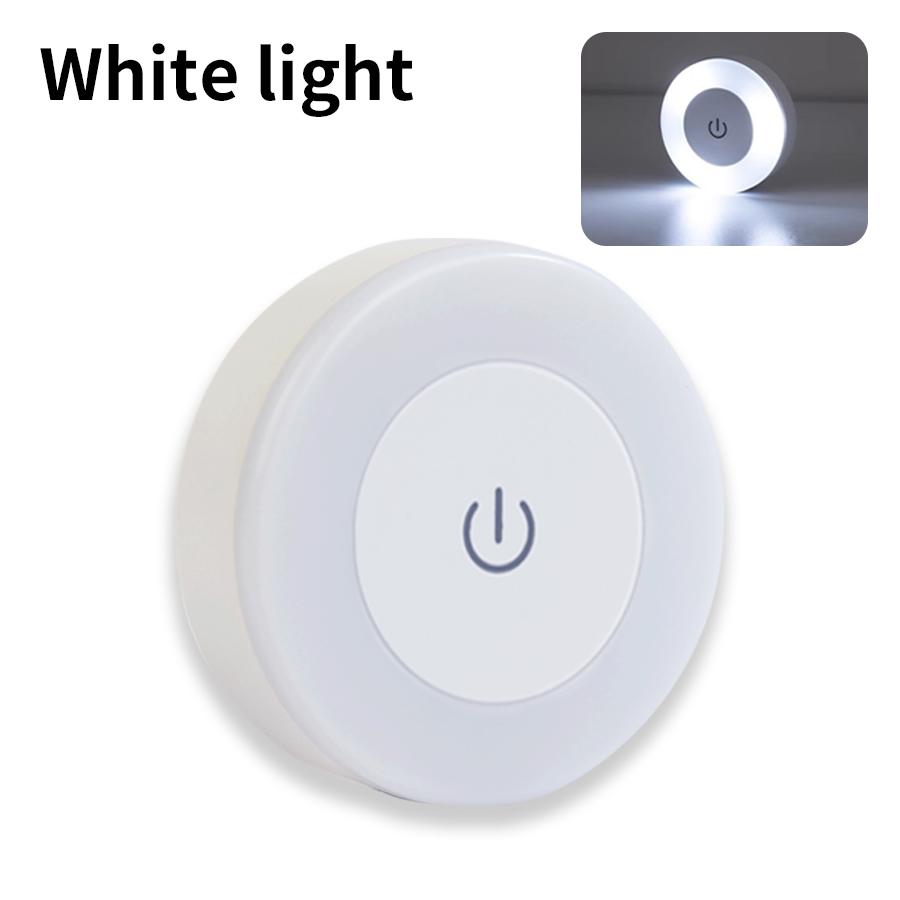 USB Rechargeable LED Night Light with Touch Switch for Living Room Bedroom Decor Kitchen Cabinet Wardrobe Lamp 3 Colors Dimmable