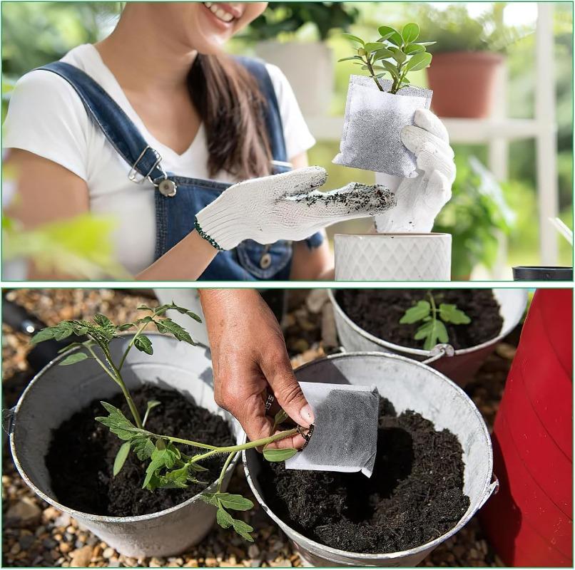 Degradable Non-woven Plants Nursery Bag for Flower Fruit Vegetable Sapling Seed Bags Growing Pots Planting Pouches Garden Tools
