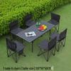 Dundrub Outdoor Folding Table and Chair Set