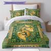 Mural Academy Emblem Pattern Bedding Quilt Set Quilt Cover Pillowcase Home Decoration Birthday Gift (1 * duvet cover + 2 * pillowcase, without core)