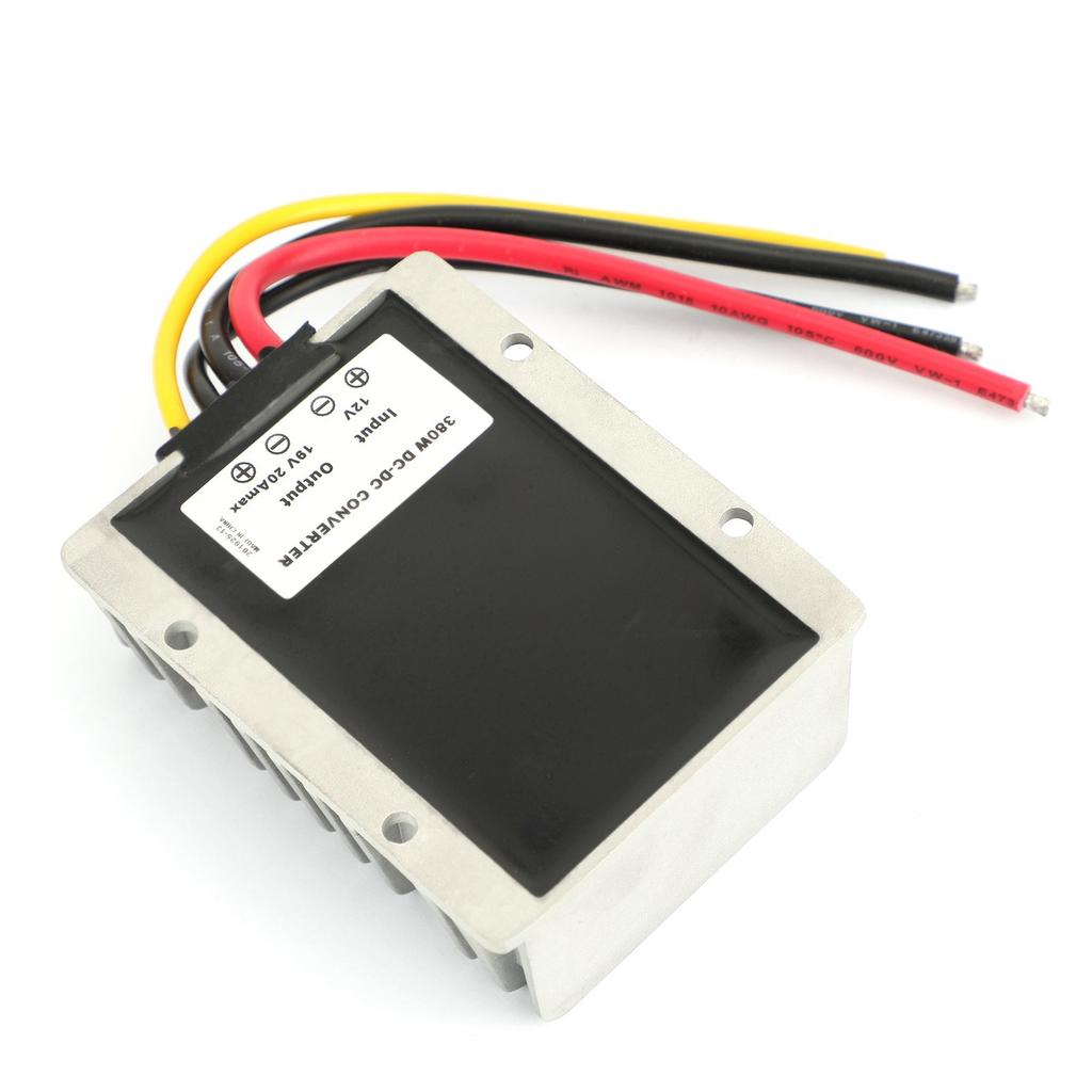 Areyourshop 12V to 19V 20A 385W DC-DC Boost Step Up Power Converter Voltage Regulator Module